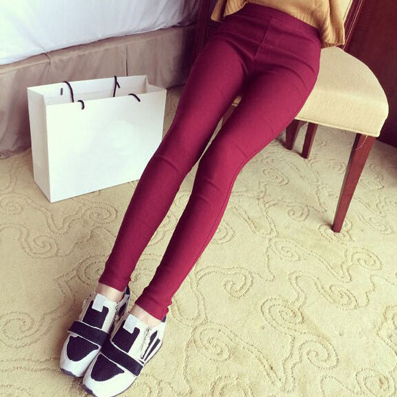 High Elastic Woven Casual Legging